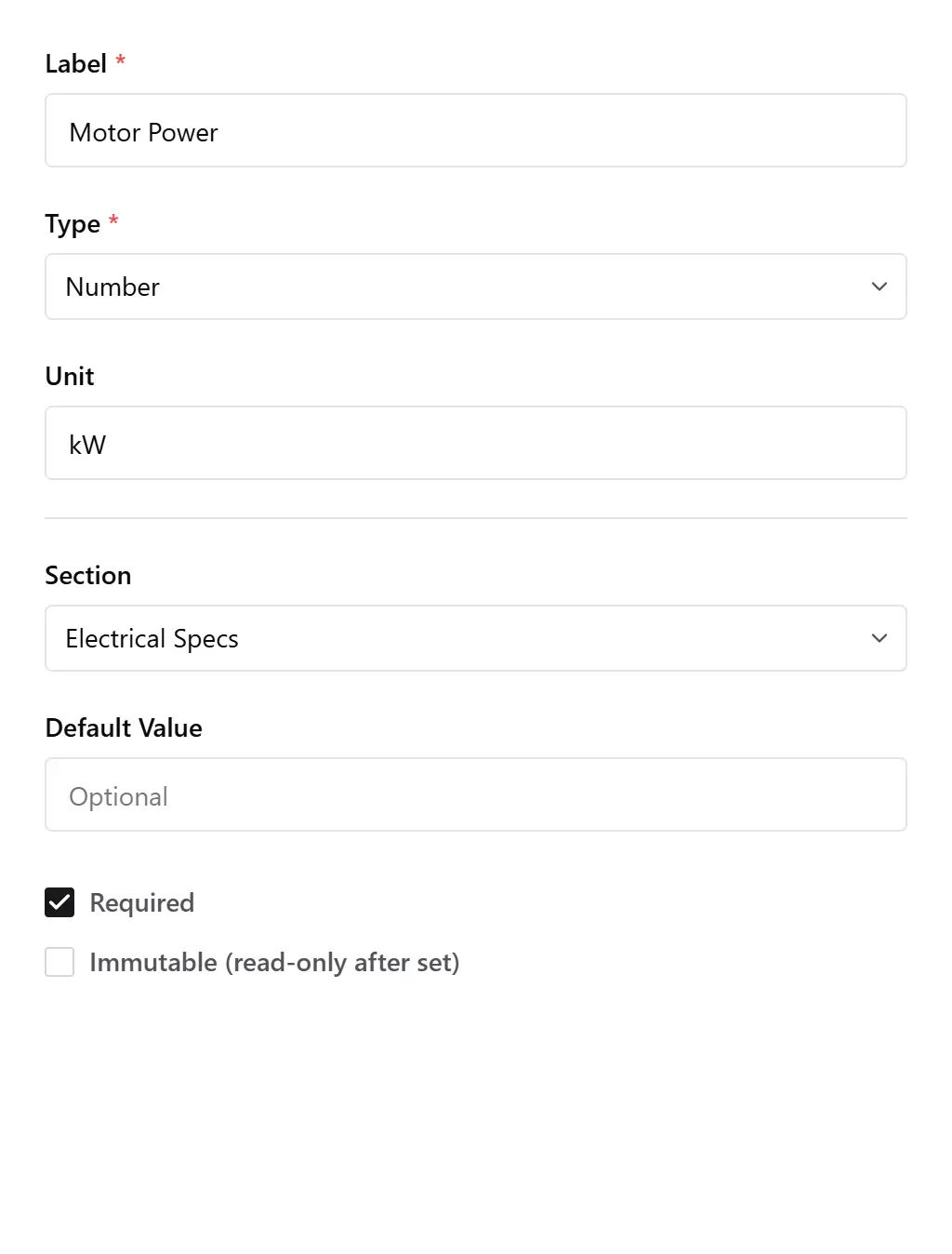 Attribute editor drawer